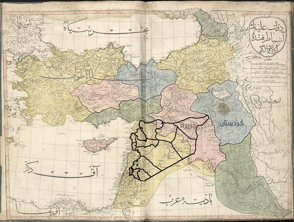 بناء على طلب كثير من "مجاطلية" فكر الغائط #أوجلان بعرض خريطة الدولة العلية العثمانية والتي توضح ولاي...